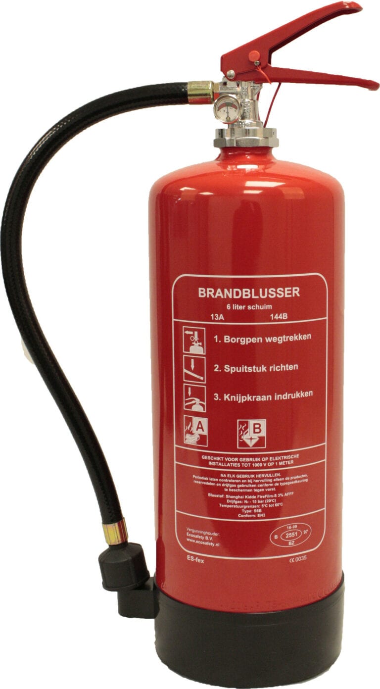 Brandblusser schuim 6 liter