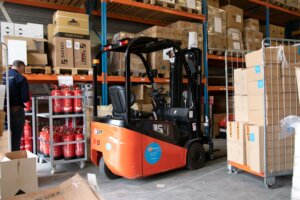 Heftruck van ARBO centrum