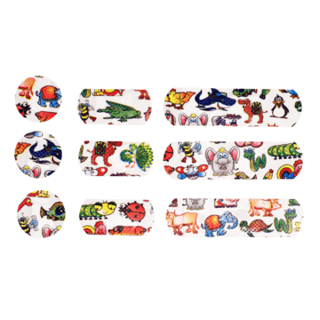 Kinderpleisters assortiment a 20 stuks