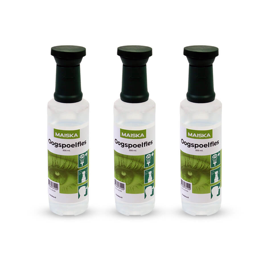 3-pack MAISKA Oogspoelfles 500 ml