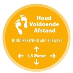 Houd voldoende afstand