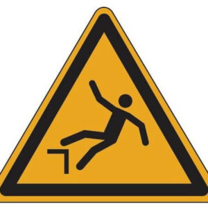 Vallen door hoogteverschil