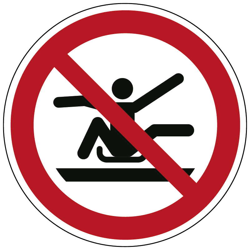 Armen en benen binnen de slee houden