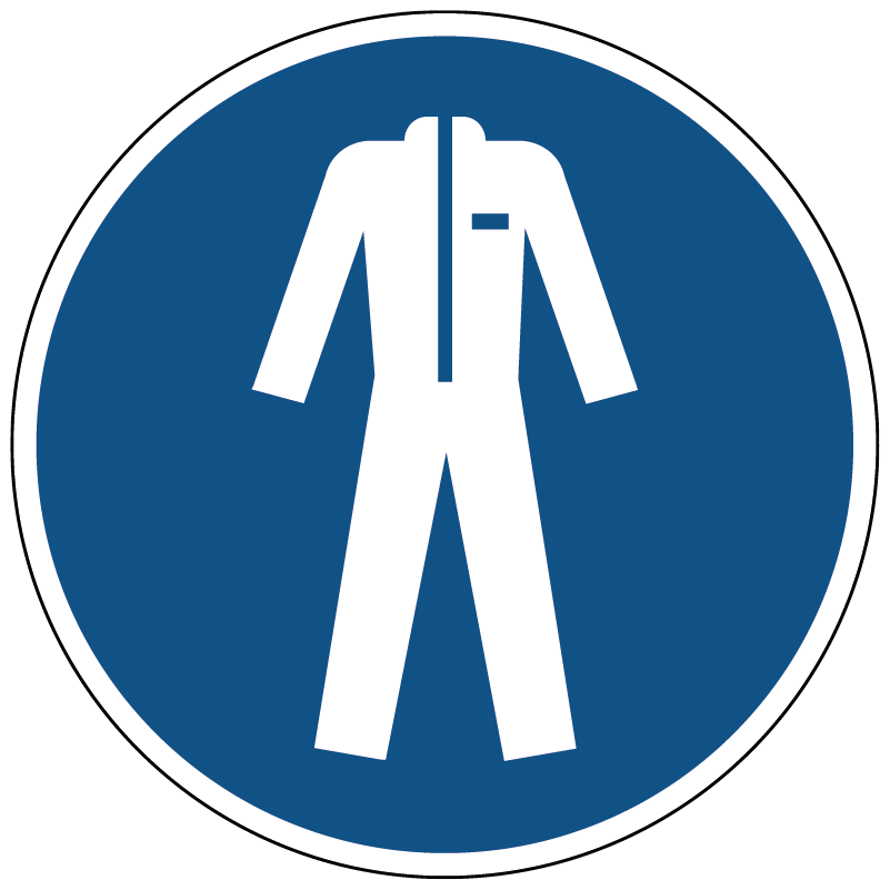 Beschermende kleding verplicht