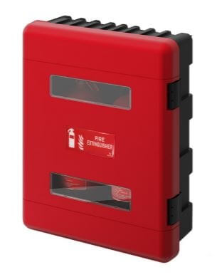 Brandblusserbox dubbel 6-9 kilo/liter