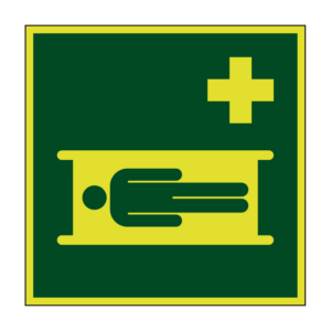 Brancard lichtgevend