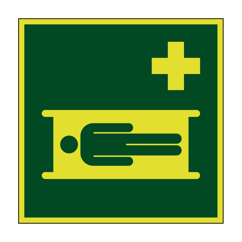 Brancard lichtgevend