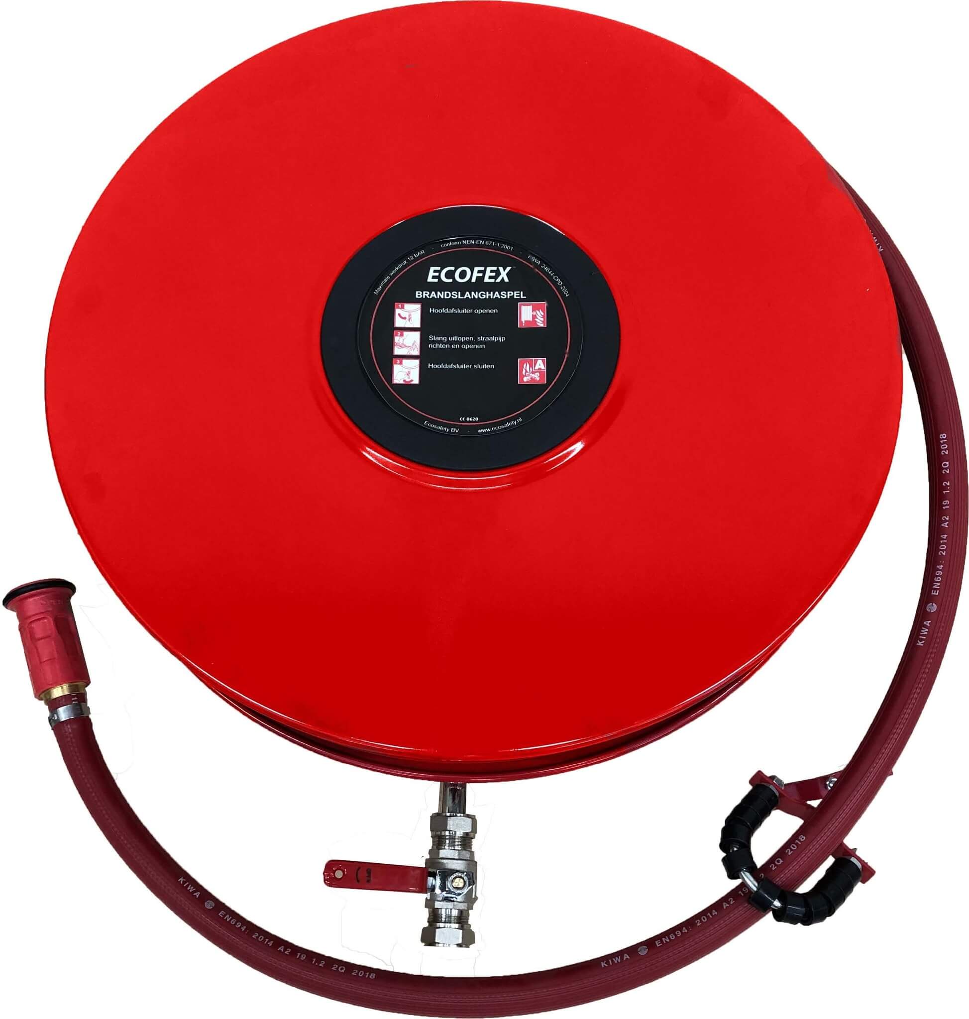 Brandslanghaspel 25m