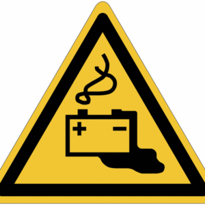 Gevaren door laden van accu's