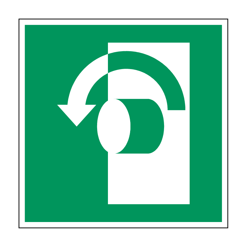 Draai tegen wijzerzin om te openen