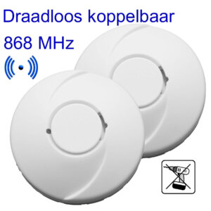 Rookmelder draadloos koppelbaar