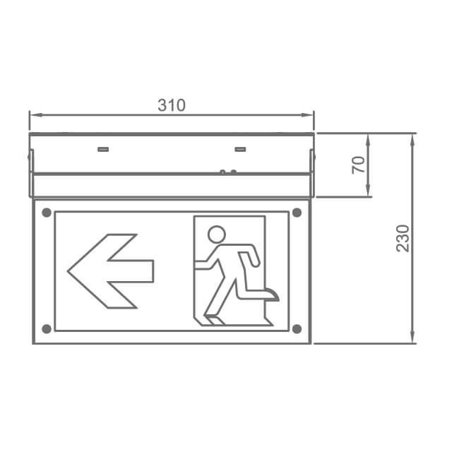 Opbouw LED noodverlichting - Afbeelding 3