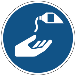 Gebruik beschermende créme