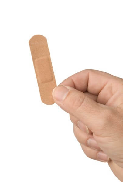 Plast waterresistant wondpleister