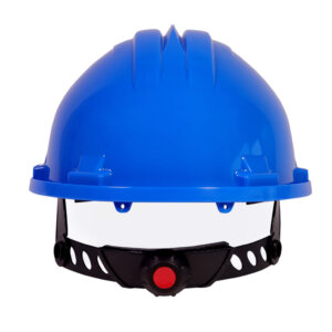Veiligheidshelm / bouwhelm met verstelbare draaiknop