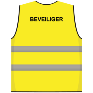 Beveiliger hesje geel