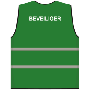 Beveiliger hesje groen