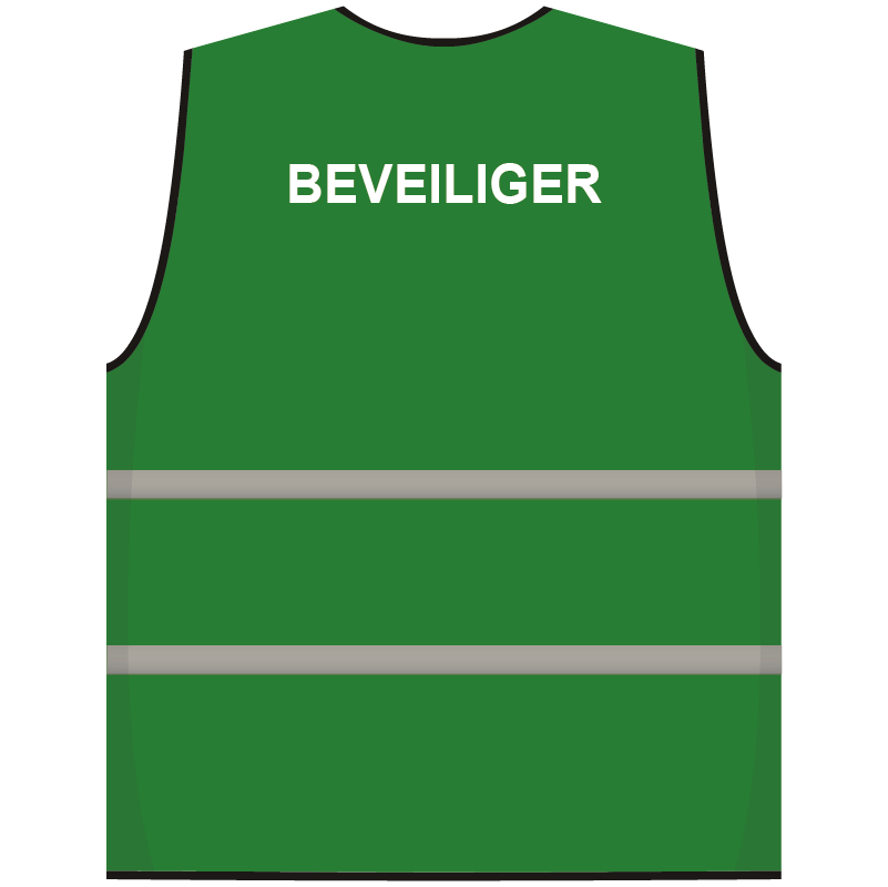 Beveiliger hesje groen