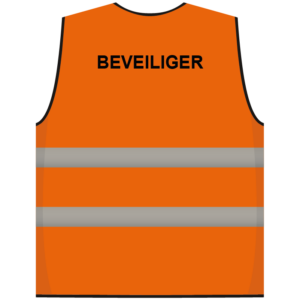 Beveiliger hesje oranje