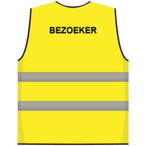 Bezoeker hesje geel