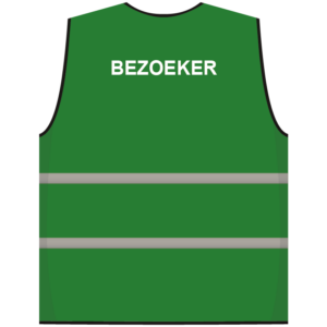 Bezoeker hesje groen