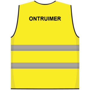 Ontruimer hesje geel