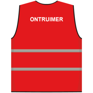 Ontruimer hesje rood