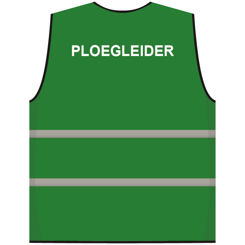 Ploegleider hesje groen