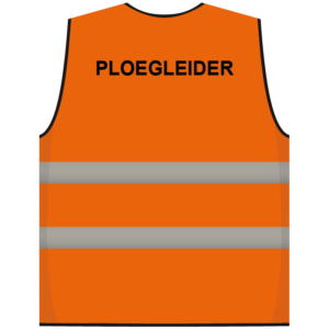 Ploegleider hesje oranje