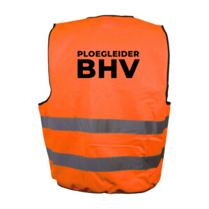 Ploegleider BHV hesje oranje