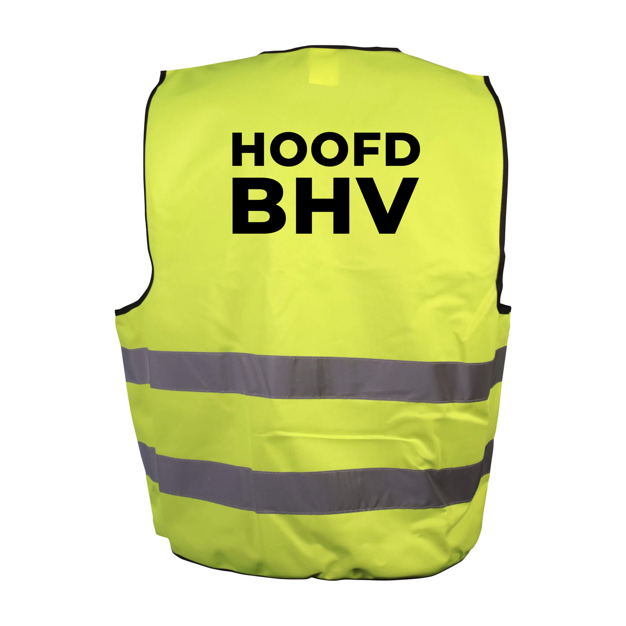 Hoofd BHV hesje geel