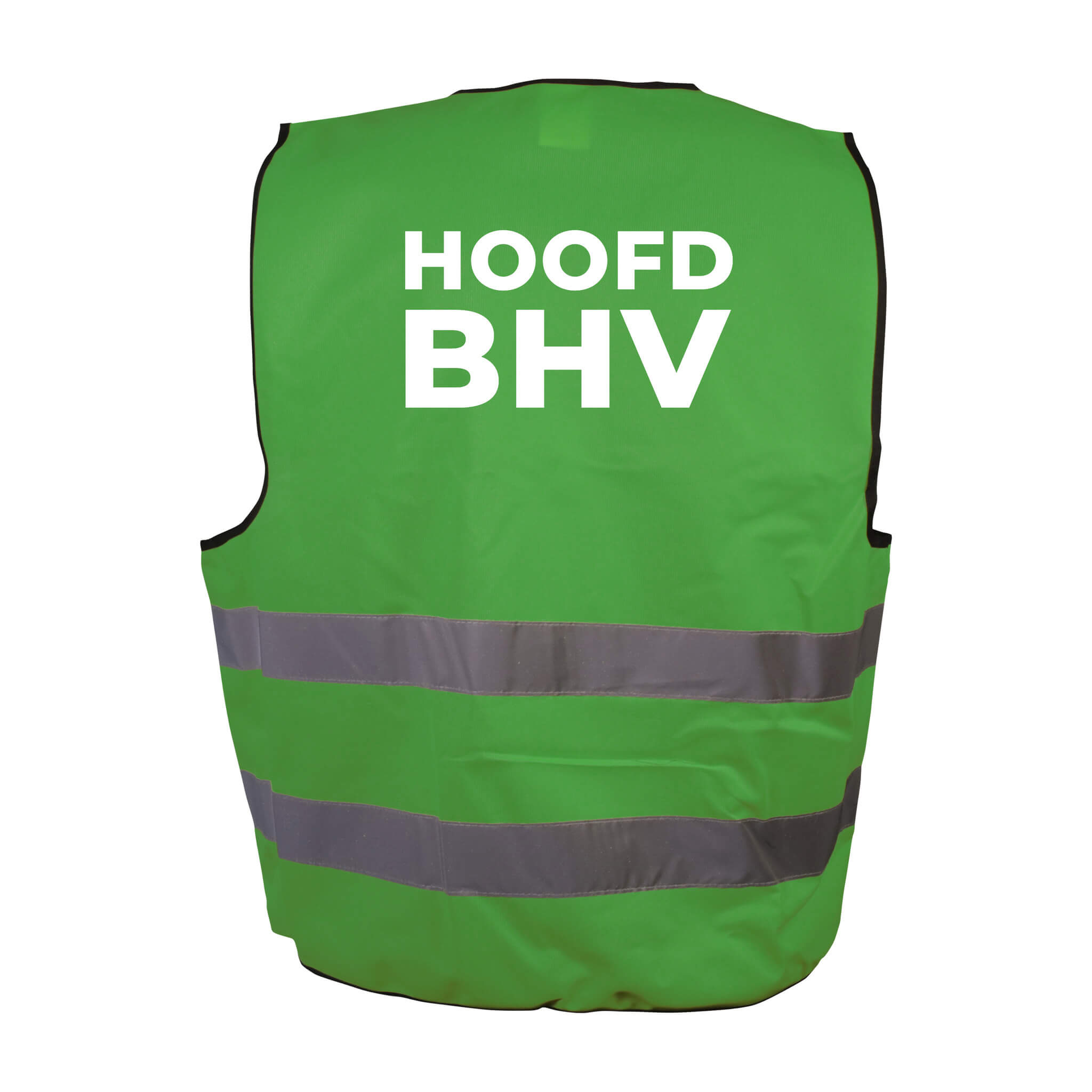 Hoofd BHV hesje groen