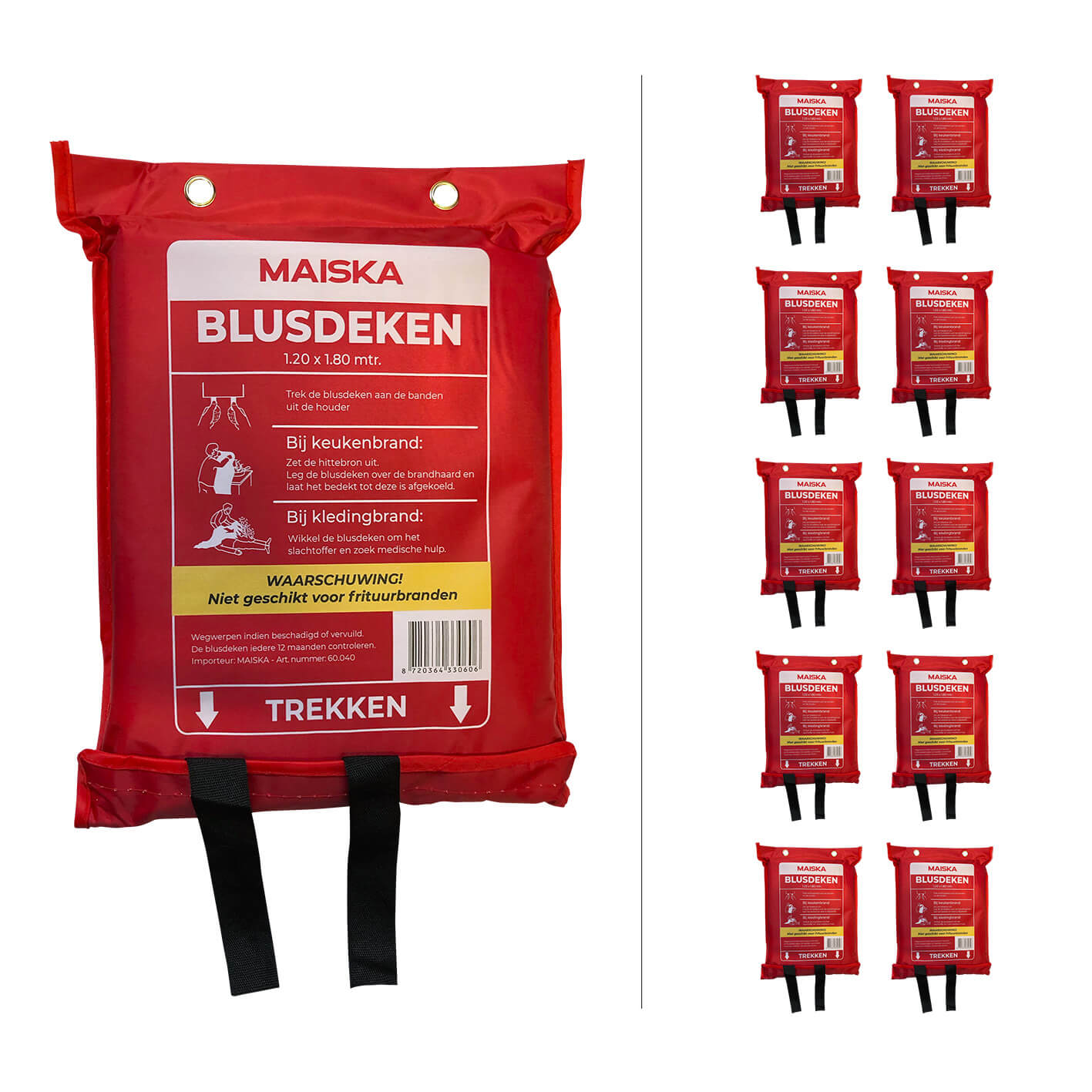 10-pack softbag Blusdeken MAISKA 120 x180 cm