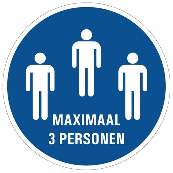 Maximaal 3 personen
