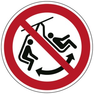 Niet schommelen met het stoeltje