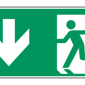 Nooduitgang naar beneden