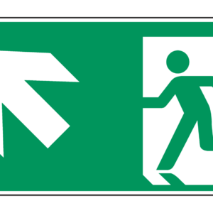 Nooduitgang naar links boven