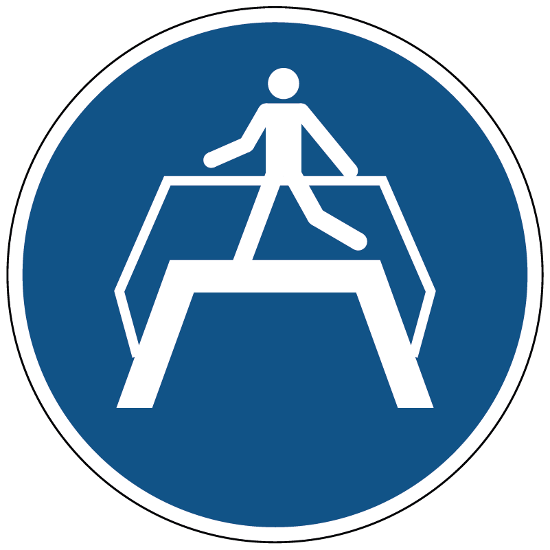 Oversteekplaats gebruiken