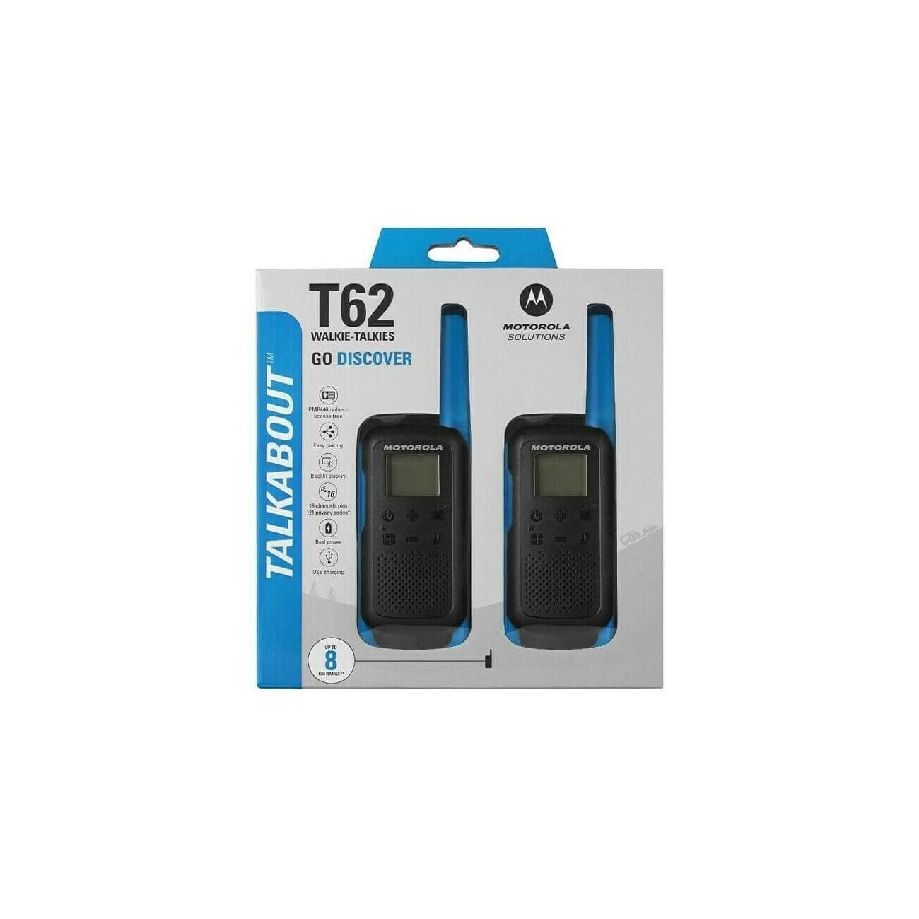 Motorola portofoon T62 Twin pack (2 stuks)