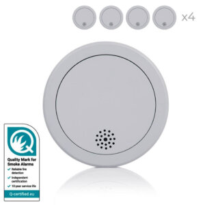 4-pack Rookmelder Smartwares FSM-123