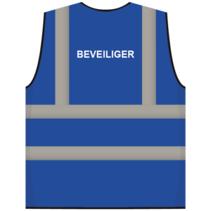 RWS veiligheidsvest beveiliger blauw