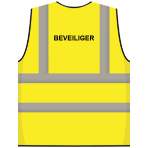 RWS veiligheidsvest beveiliger geel