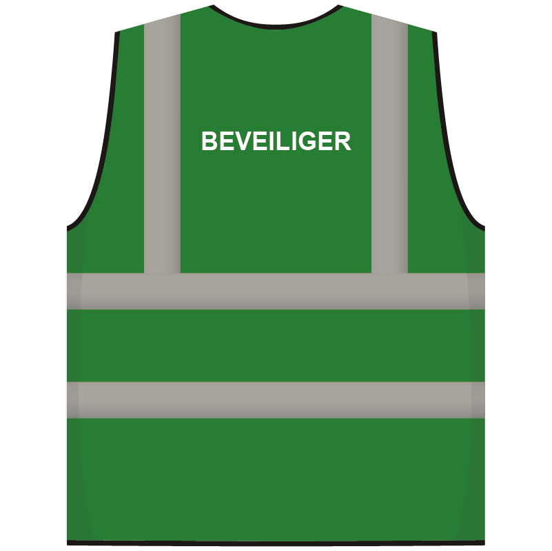 RWS veiligheidsvest beveiliger groen