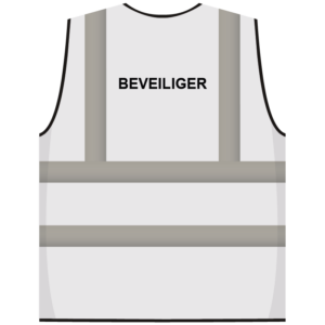 RWS veiligheidsvest beveiliger wit
