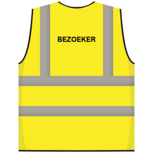RWS veiligheidsvest bezoeker geel
