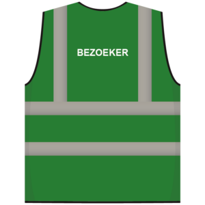 RWS veiligheidsvest bezoeker groen