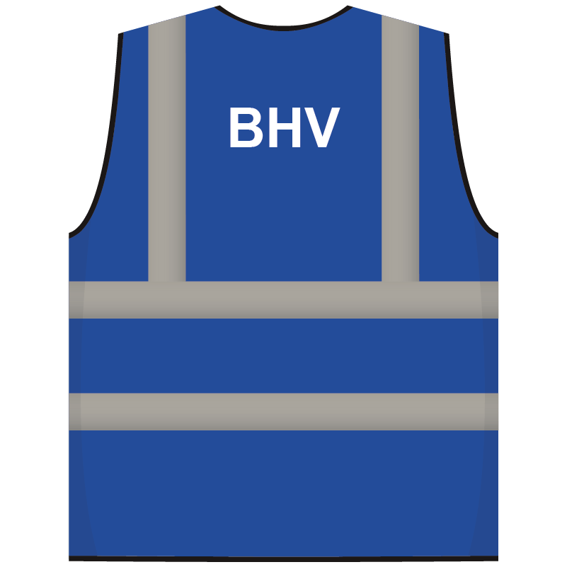 RWS veiligheidsvest BHV blauw