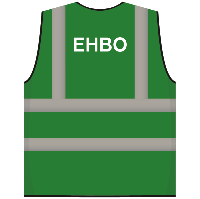 RWS veiligheidsvest EHBO groen