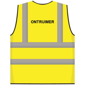 RWS veiligheidsvest ontruimer geel
