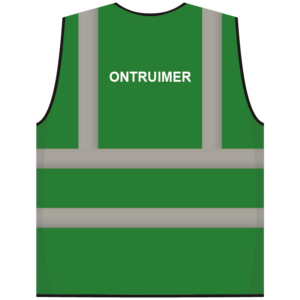 RWS veiligheidsvest ontruimer groen